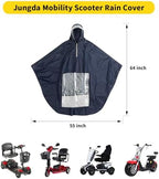 Mobility Scooter Rain Cover for Riding, Mobility Scooter Accessories, Electric Scooter Cover Waterproof Outdoor Poncho Accessories, Enclosed Mobility Scooters for You, Protect from Rain Snow and Sun