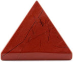 Red Jasper 1.5inch Natural Pyramid Carved Chakra Healing Crystal Reiki Stone Gemstone Radiation Deflection Home Decor Gift Decoration Crafts