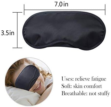 12 Pcs Multicolor Sleep Eye Mask Soft Eye Mask Cover Lightweight Blindfold with Elastic Strap Headband Eyeshades for Travel Nap Eye Cover for Kids Women Men, 12 Colors