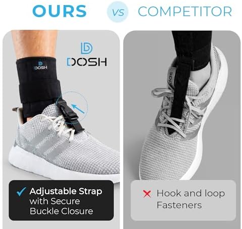 Dosh AFO Foot Drop Brace - Drop Foot Brace for Walking - AFO - Unisex (Black)