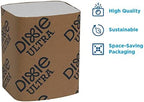 Georgia-Pacific Dixie Ultra Interfold 2-Ply Napkin Dispenser Refill, White, 32006, 250 Napkins Per Pack, 24 Packs Per Case
