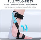 Laway Medical Grade Ankle Leg Brace - Adjustable Calf & Ankle Immobilizer for Sprains, Fractures and Post-Op Recovery - Rigid Lower Leg Support for Men & Women (Small, right foot)