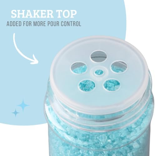 Sweets Indeed Blue Sugar Sprinkles, Edible Baby Blue Sugar Crystals, Perfect for Cake Decorations, Baking, Ice Cream, Cookies, Cupcake Topper (Baby Blue Sugar)