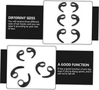 6Pcs Non Slip Sports Earphone Silicone Ear Hooks Comfortable Protective Earflap Clips with Large Medium Small for Secure Fit During Exercise