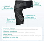 Vital Salveo Graphene Hip Brace for Women & Men – Hip & Thigh Brace with Compression Support for Hip Pain Relief, Adjustable Cross Strap for Sports, Walking & Daily Wear (1 PC) - X-Large