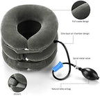 RUNZI Cervical Neck Traction Device Inflatable Neck Stretcher, Easy to Use for Chronic Neck and Shoulder Pain Relief Traction Spine Alignment, Neck Cervical Brace