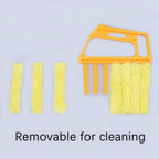 Blind Cleaner Tool, Mini Blind Duster Clean Brush, Dust Venetian Brush, Yellow S29