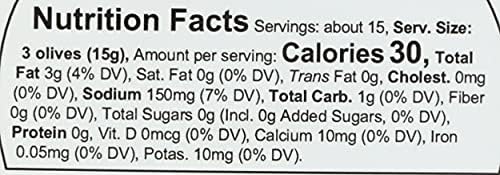 MEDITERRANEAN MARKET BY DIVINA Pitted Marinated Lemon Garlic Olives, 8.1 OZ