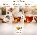 Dilmah Cinnamon Black Tea – 20 Tea Bags | Fun Flavored Ceylon Tea, Warm Spiced Aroma, Medium Caffeine, Ceylon cinnamon tea bags