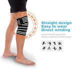 ZJchao Knee Compression Sleeve for Arthrosis and Knee Pain, Adjustable Fitness Knee Brace Support Patella Stabilizer for Sport Joint Meniscus Pain