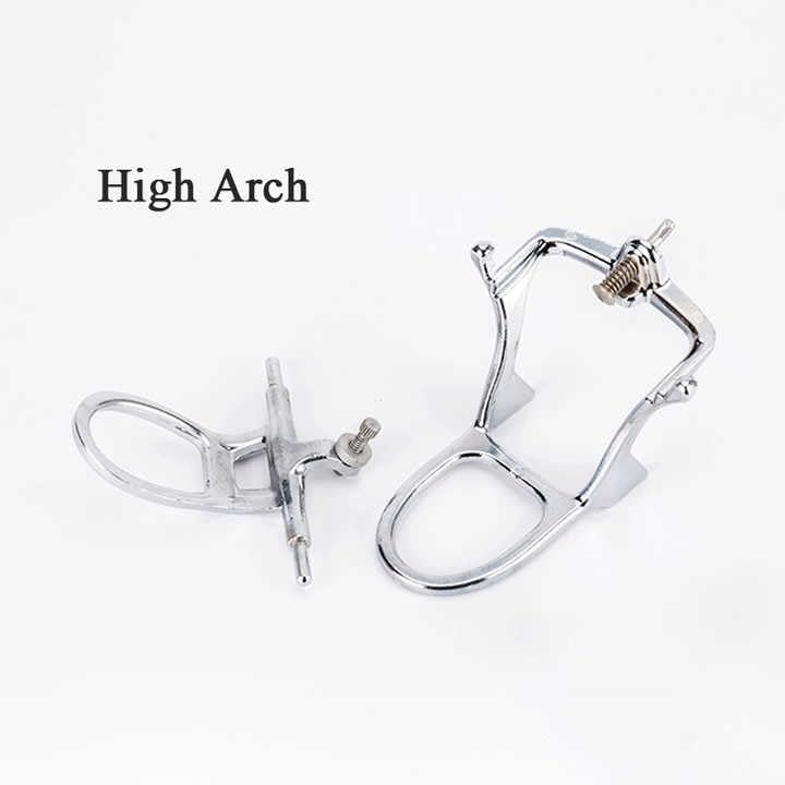 S&Dent 5pcs/Bag Dental Lab Articulator Nickel Coated Big Size Laboratory Instruments Adjustable Equipment Denture Articulator Zinc Alloy Material