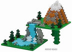 PLUS PLUS Baseplate Duo, Green - Base Accessory for Building and Displaying Creations, 4.5 X 4.5 inches, Construction Building Stem Toy for Kids