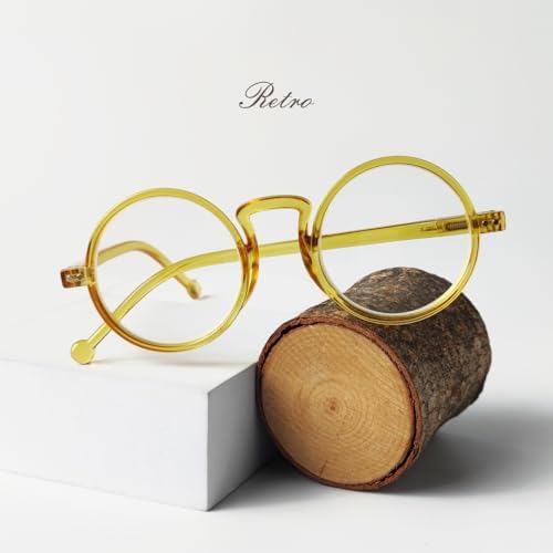 Eyekepper 4 Pack Oversized Round Reading Glasses for Men Women Retro Readers+2.50