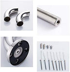 Shower Handle,Shower Grab Bar,Grab Bars Handle Safety Support Hand Rails, 22-Inch Bathroom Grab Bars, 304 Stainless Steel Polished Chrome Safety Handrail with Nylon Anti-Slip Handle