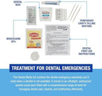 Adventure Medical Kits Dental Medic Kit - Travel Dental Kit for Emergency Tooth Care - Includes Orasol Gel, Tural Tea, Temporary Cavity Filling & More
