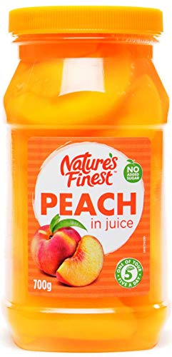 Nature's Finest Peach Slices in Juice 700g - Pack of 2