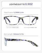 JOLISU Reading Glasses for Women Men - 5 Pack Ladies Stylish Readers Computer Eyeglasses W/Spring Hinge - Blue Light Blocking Glasses Anti Eyestrain 2.0