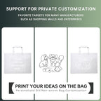 100 Reusable Shopping Bags custom bags with logo-Ideal for Company Promotions, commercial advertising,grocery bags