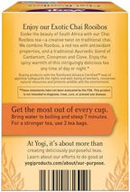 Yogi Tea, Chai Rooibos, 16 Count, Packaging May Vary