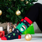 IRISGOD Funny Christmas Socks for Men & Women - Novelty Xmas Gifts - Cool Stocking Stuffers
