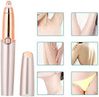 Eyebrow Trimmer Lipstick Shaped Electric Eyebrow Lipstick Shaped Electric Women'S Shaver Rose Gold Eyebrow Trimmer