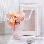 Lovenfold Preserved Flowers Bouquets for Delivery, Champagne Rose Bouquets that Last 1-3 Years, Birthday Gifts for Women Mom Grandma Wife Friends
