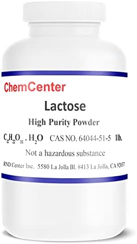 Lactose, Powder, Ultra Pure, 99% min., 1lb.