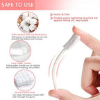 EASICUTI Baby Tongue Cleaner, 42Pcs Disposable Infant Toothbrush, Gauze Gum Cleaner Baby Oral Cleaning Stick Dental Care for 0-36 Months + Free 1 Finger Toothbrush