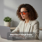 Luminere 99.9% Blue Light Blocking Glasses – Anti Blue Light Glasses for Men & Women - Computer Glasses Blue Light Blocking