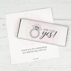 25ct Wedding Engagement Party Candy Bar Wrappers - Candy Not Included - DIY Chocolate Party Favors