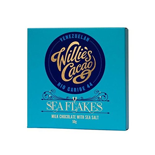 Willie's Cacao Milk Chocolate with Sea Salt Flakes - 50g