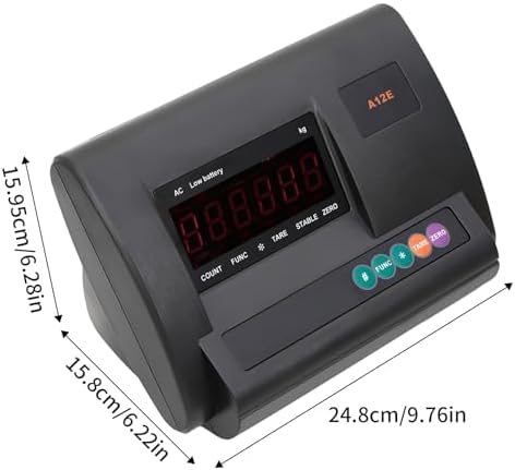 Livestock Scale Kit, 2.5T High Precision Livestock Scale Kit with LED Display and Junction Box for Cattle Pigs Sheep