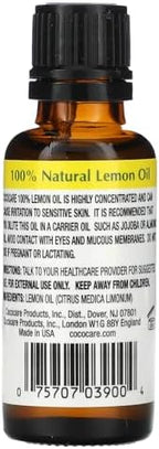 COCOCARE 100 Percentage Lemon Oil, 1 Ounce