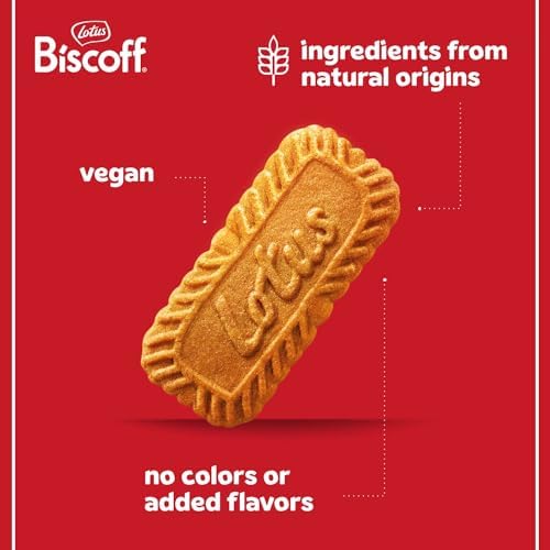 Lotus Biscoff Cookies,Caramelized Biscuit Cookie Snack,Dispenser Box (sleeves of extra large cookies) Vegan,0.9 Ounce,20 Count (Pack of 2)