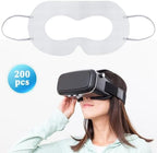 200 Pcs Disposable VR Face Mask Breathable Cover for VR Nonwoven Fabric Sanitary Eye Mask, Eye Cover Pad(White)