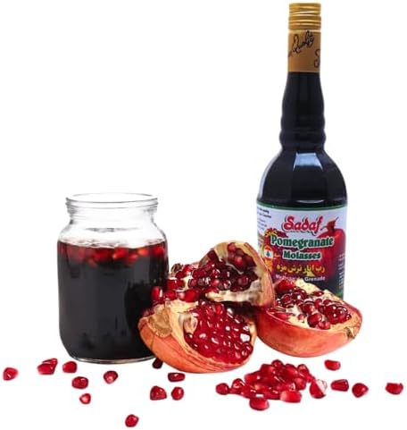 Sadaf Pomegranate Sour Paste Molasses 20 oz Authentic Middle Eastern Condiment for Cooking and Marinades