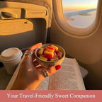 ANDY ANAND CHOCOLATIER Sugar Free Rhubarb & Custard Hard Candy Boiled in Copper Kettle for that unique taste, Flown from Europe 25 Pieces - Sugar & Aspartame Free - Naturally Flavored & Sweetened - Non-GMO, Gluten Free, Keto & Diabetic Friendly