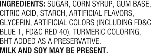 Charms Blow Pop Single Flavor Bag - Blue Raspberry Flavored Lollipops with a Bubble Gum Center - Individually Wrapped Hard Candy - Blue Candy - Peanut Free, Gluten Free, 50 Count (Pack of 1)
