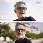 Eyekepper 5-pack Oversized Reading Glasses Square Large Frame Readers for Men and Women - 3 Black and 2 Blue +2.25