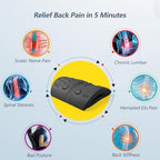 RESTCLOUD Back Stretcher for Back Pain Relief, Back Stretching Cushion, Chronic Lumbar Support Pillow Helps with Spinal Stenosis, Herniated Disc and Sciatica Nerve Pain Relief Lumbar Stretcher