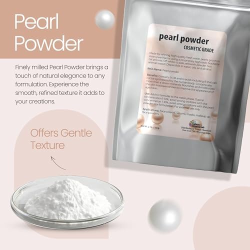 Pure Pearl Powder DIY Cosmetic Grade Pearl Powder For Face, Making Face Mask, Cream And Lotion (1 Ounce / 28 gram)