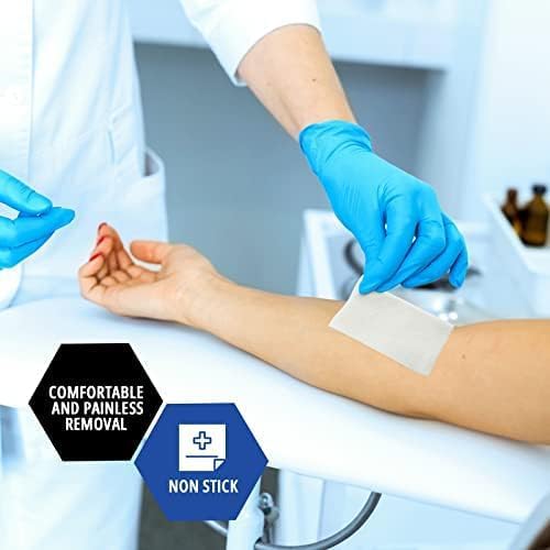 MED PRIDE Sterile Non Stick Pads for Wounds Non-Adherent Highly Absorbent Painless Removal Individually Wrapped (2x3 Inch (Pack of 100))