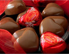 Valentine's Day Milk Chocolate Heart Shaped Chocolate Approx 40 Pieces of Premium Milk Chocolate with Smooth, Melting Truffle Center Individually Wrapped In Elegant Gift Box - Perfect Chocolate Candy for Gift, Veriety Stockings & Baskets