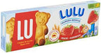 Lu Cookies | Bear Cakes Cookies Strawberry Filling 5 Bags | Lu Biscuits | Belgian Cookies | 5,2 Ounce Total
