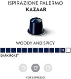 Nespresso Capsules Original Line, Kazaar Intenso, Dark Roast Coffee, 50 Count Coffee Pods