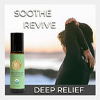 Silk Road Organic Muscle Relief Essential Oil Blend Roll On for Muscle Aches & Stiff Joints | USDA Certified Aromatherapy with Peppermint & Ginger - 10 ml Roller