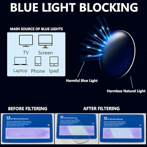 Oversized Reading Glasses for Women, Blue Light Blocking Cat Eye Computer Readers