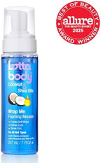 Lottabody Coconut Oil and Shea Wrap Me Foaming Curl Mousse , Creates Soft Wraps, Hair Mousse for Curly Hair, Defines Curls, Anti Frizz, 7 Fl Oz