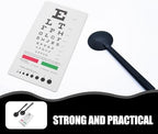 Eye Chart Eye Occluder Comprehensive Vision Testing Kit Use Exam Chart Distance