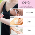 30 Pcs Wax Strips for Hair Removal 2.5'' x 7.5'' Non Woven Body and Facial Wax Strips Paper, Beauty Waxing Strip for Leg Face Chest Back and Bikini (30 Pcs)